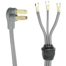 3-WIRE QUICK-CONNECT RANGE CORDS, 4-FT (40A OPEN EYELET)