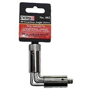 CalVan Tools 90 Gearless Angle Adapter - 1/4 Inch Drive