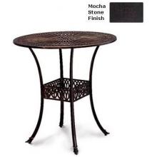 Meadow Decor Magnolia Cast Aluminum 42 Inch Bar Table Mocha Stone Finish