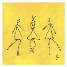 Joy - Yellow Dancers Poster Print