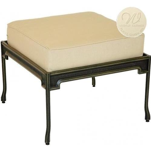 Windham Castings Catalina Deep Seating Ottoman Frame Only, Cream