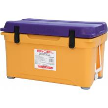 ENGEL ROTO-MOLDED PLASTIC RUGGED COOLERS 65 Quarts Purple And Gold