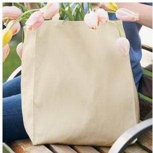 Port Authority Organic Grocery Tote Bag - Natural Port Authority Organic Grocery Tote Bag - Natural