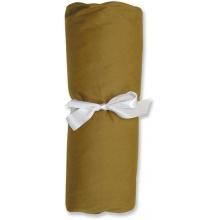 CARAMEL PERCALE CRIB SHEET