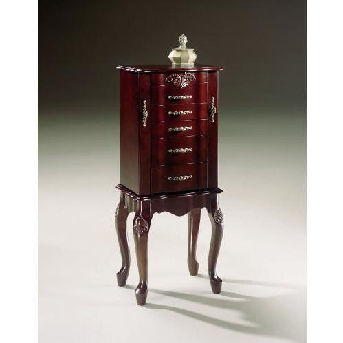 Powell Furniture - Heirloom Cherry Jewelry Armoire - 998-316