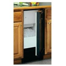 Marvel Clear Ice Maker, 15 Inches - White Cabinet, White Door Frame Accepts Slide In Panel
