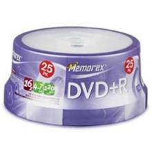 Memorex DVD R 25PK 16X SPINDLE