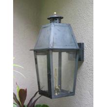 Regency GL24 Belle Chase Natural Gas Light With Open Flame Burner And Manual Ignition On Wall Mount