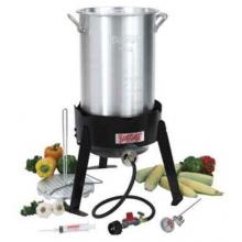 Bayou Classic 30 Quart Turkey Fryer Set With Gas Burner