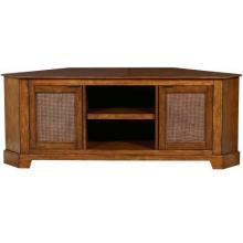 Home Styles Jamaican Bay Corner Console - Soft Mahogany