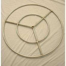 24 Inch Stainless Round Double Fire Pit Ring