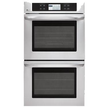 LG Ovens 4.7 Cu. Ft. Per Oven 30 Inch Double Wall Oven, Stainless Steel - LWD3081ST