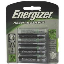 ENERGIZER NH15BP-4 RECHARGEABLE NIMH BATTERIES (AA 4 PK; 2500 MAH)