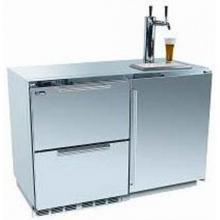 Perlick Built In Refrigerator And Beer Dispenser With Integrated Drawers, Integrated Door, And 2 Taps (Requires Custom Panels)