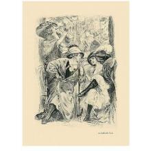 Au Jardin De Paris Poster Print