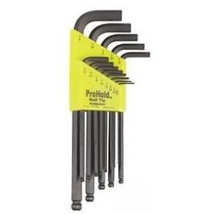 Bondhus 13 Piece ProHold Balldriver L-Wrench Inch Set (.050-3/8 Inch)