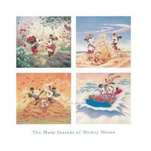 Buy Disney - Many Seasons Of Mickey Mouse Poster Print by MCG
