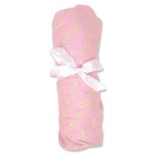 Nantucket Pink/Yellow Floral Crib Sheet