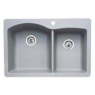 Blancodiamond 511-605 Silgranit Sink (Color: Metallic Gray)