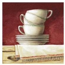 Cups And Saucers Poster Print
