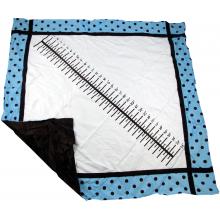 Embroidered Max Dot Blooming Baby Growth Chart Blanket