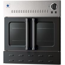 BlueStar 30 Inch Black Single Built In Convection Natural Gas Wall Oven
