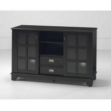 Home Styles Sliding Door Console - Antique Black