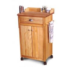 Promo Cuisine Cart V W/Backsplash/Knife Rack