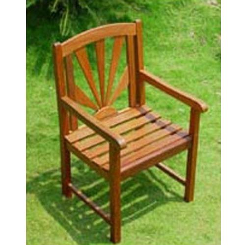 Acacia Wood Sapporo Chair - Stain Finish