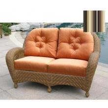 North Cape Deep Seating Love Seat Cushion ONLY Set (4)- Callista Raven