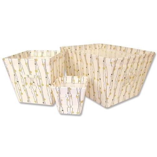 Winterberry Blue 3-Piece Bin Set