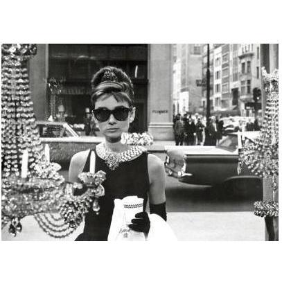 Audrey Hepburn (Window) Poster Print