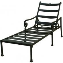Darlee Laguna Cast Aluminum Chaise Lounge With Cushions
