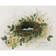 Gold Tea Rose Nest Poster Print