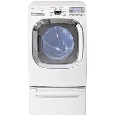 LG Gas Steam Dryer Front Control Ultra-Capacity, 7.4 Cu Ft - White