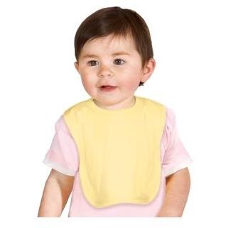 Precious Cargo Interlock Knit Baby Bib - Yellow Precious Cargo Interlock Knit Baby Bib - Yellow