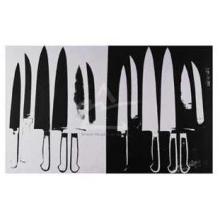 Knives, C. 1981-82 (giclee) (silver And Black) Poster Print