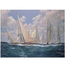 Big Class Astra Rounding The Mark Poster Print