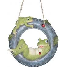 Alpine 1 Set Frog Around Tyre Resin Statuary