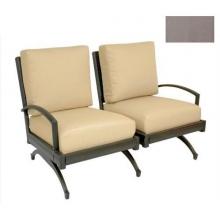 Windham Castings Metro Classic Spring Loveseat Cushion , Sunset Stripe Mocha LX