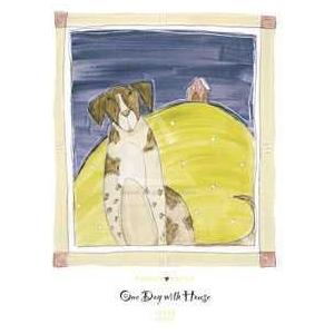 One Dog With House Poster Print