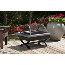 Fire Sense 40 X 28 Inch Rectangle Stainless Steel Contemporary Fire Pit