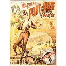 Maison Du Pont Neuf (Card) Poster Print