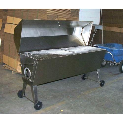 Cajun Grill Stretch BBQ Charcoal Grill Stainless Steel