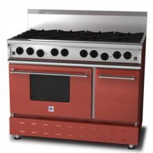 BlueStar Range RNB 48 Inch Propane Gas Range - Brown Red