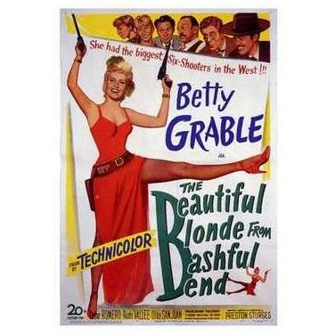 The Beautiful Blonde From Bashful Bend Poster Print