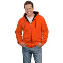 CornerStone - Heavyweight Full Zip Hooded Sweatshirt With Thermal Lining XS - Safety Orange