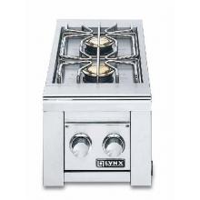 Lynx Double Natural Gas Side Burner LSB2-1-NG Built In