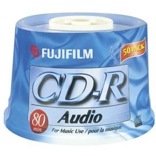 Buy FUJI 25367151 80-Min Audio CD-R (50-ct Spindle) by FUJI