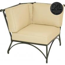 Windham Castings Catalina Deep Seating Corner Sectional Chair Frame Only, Black